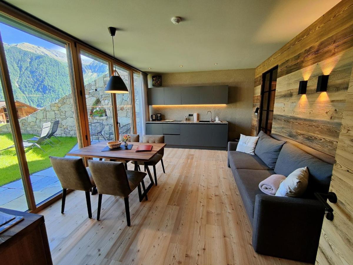 Premstlahof Ferienwohnung Laerchenstube Martello Bagian luar foto